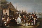 Francisco Lopez Caro A Dance in Triana oil painting reproduction